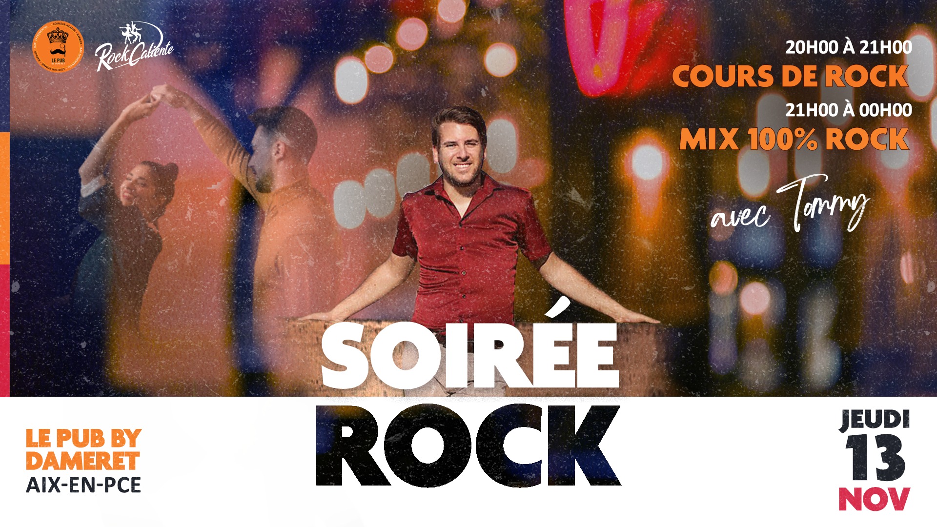 Soirée Les Jeudis Rock au bar Le Pub by Dameret