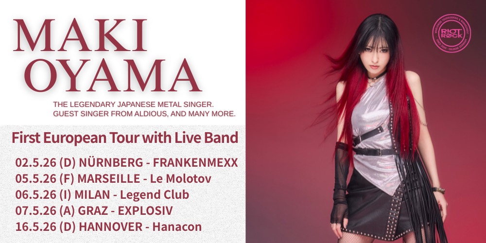 MAKI OYAMA [Métal / Hard-rock | Japon] + Guest • Le Molotov, Marseille